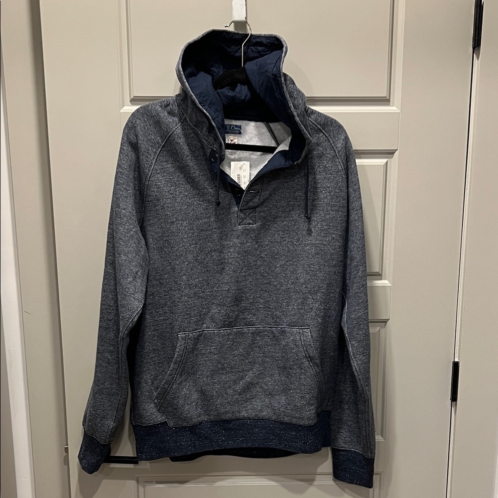 J. Crew Dark Gray/Blue-ish Hoodie